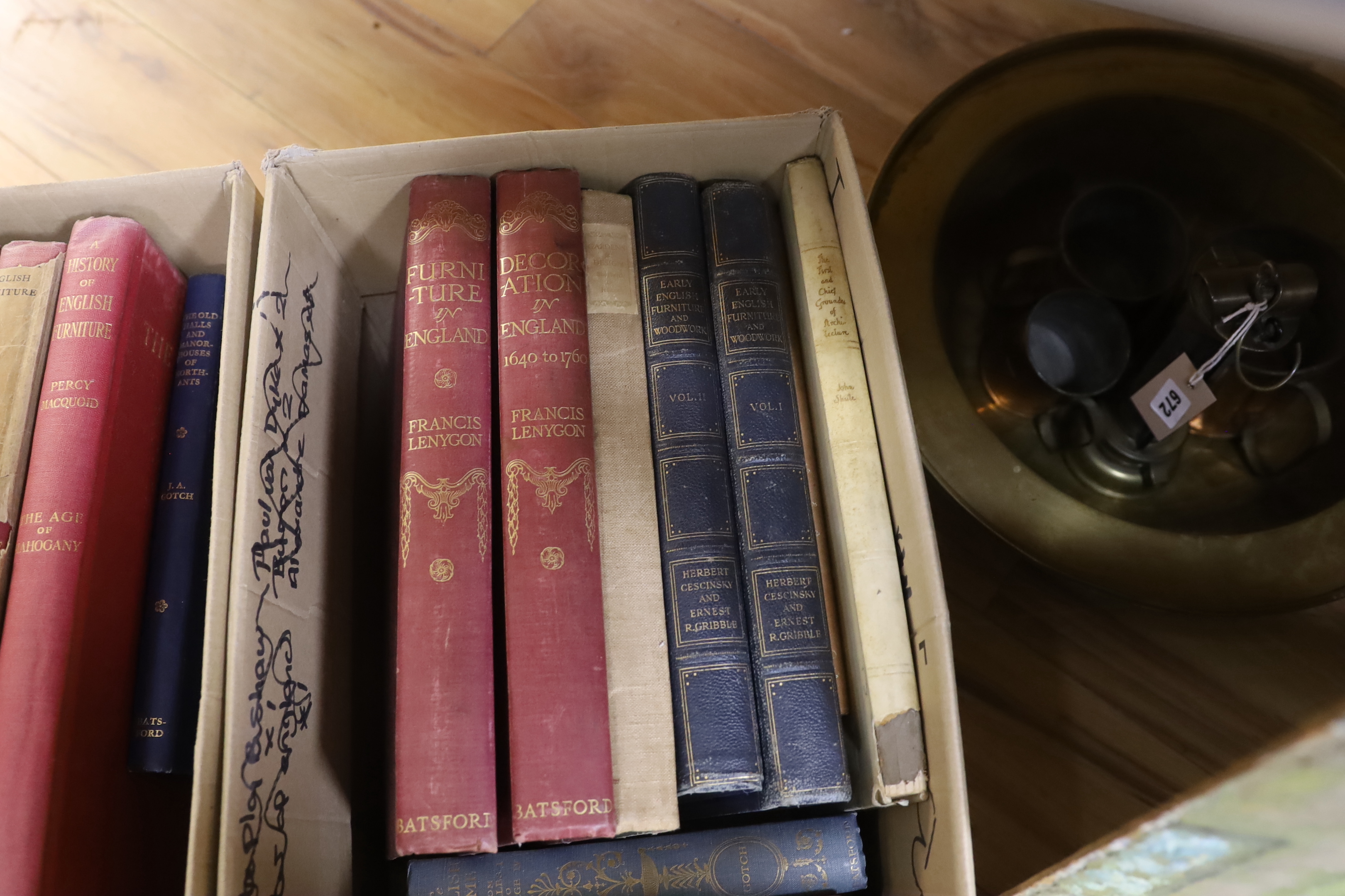 A quantity of assorted books, furniture and architecture